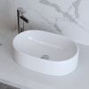 Раковина накладная Watersense Camila 52 W00013 520х330х130 мм белая
