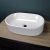 Раковина накладная Watersense Camila 52 W00013 520х330х130 мм белая