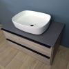 Раковина накладная Watersense Rita 51 W00022 505х375х135 мм белая