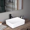 Раковина накладная Watersense Eva 50 W00001 475х370х140 мм белая