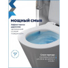 Унитаз подвесной безободковый торнадо Watersense Rita Pro Vortex W00751 52х32х35,5 см микролифт