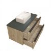 Раковина накладная Watersense Eva Mini 38 W00010 380х240х120 мм белая