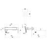 Смеситель для ванны Fmark FS8724-22HB розовое золото (6)