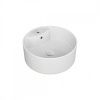 Раковина накладная Watersense Milana S D40 W00007 400х400х145 мм с полочкой под смеситель, белая
