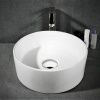 Раковина накладная Watersense Milana D41 W00006 410х410х140 мм белая