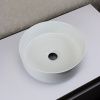 Раковина накладная Watersense Milana D31 W00166 310х310х110 мм белая
