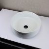 Раковина накладная Watersense Milana D31 W00166 310х310х110 мм белая
