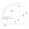 Смеситель для кухни Fmark FS8234H черный (10)