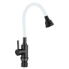Смеситель для кухни Fmark FS8288H-02 с гибким изливом, белый (6)