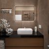 Раковина накладная Watersense Eva S 48 W00002 480х370х130 мм с полочкой под смеситель, белая