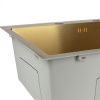 Мойка для кухни врезная G.lauf GL-5050KG золотая из нержавеющей стали, 50*50 см без сифона