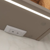 Шкаф зеркальный EQUIL Gleam 60.1D szGLEAM.LED.60.1D-25, амарок/дуб вотан