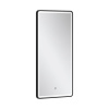 Зеркало с подсветкой EQUIL Stoune 500x900 zkSTOUNE50-15, черный