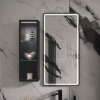 Зеркало с подсветкой EQUIL Stoune 500x900 zkSTOUNE50-15, черный
