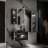 Зеркало с подсветкой EQUIL Stoune 500x900 zkSTOUNE50-15, черный