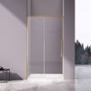 Душевая дверь Vincea Slim-N VDS-4SN130CLG, 1300, брашированное золото, стекло прозрачное