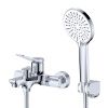 Смеситель для ванны GROSS AQUA Level 2890990C с коротким изливом