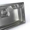 Мойка для кухни врезная Knois KN784805 сатин из нержавеющей стали, 78*48 см с сифоном