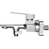 Смеситель для ванны GROSS AQUA 2515880C Edge хром с коротким изливом