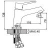 Смеситель для раковины LEDEME L1069
