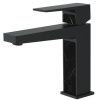 Смеситель для раковины LEDEME L1073B, черный