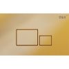 Кнопка механическая двойная D&K Quadro DB1519003 матовое золото