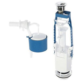 Комплект арматуры в бачок Уклад АБ 77.54.14.3 Двухрежимная с боковым подключением