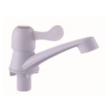 Кран для умывальника Эверест B45-337 Белый монолитный