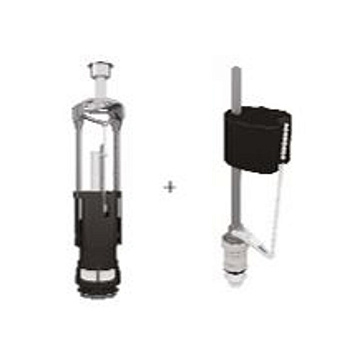 Комплект сливной арматуры для унитаза OLI Rus URAL II. UNI BOTTOM 171014 с нижним подключением