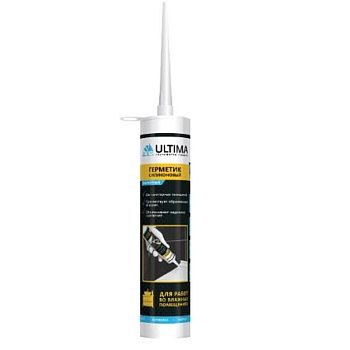 Герметик силиконовый санитарный белый,280ml	Ultima S	H0804