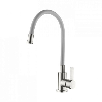 Смеситель для кухни Ledeme L74004-9 с гибким изливом