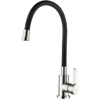 Смеситель для кухни Ledeme L74004-2 с гибким изливом