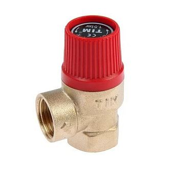 Клапан предохранительный 1/2"х1/2" Вр/Вн Tim BL22FF-K-1.5bar