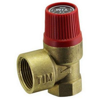 Клапан предохранительный 1/2"х1/2" Вн/Вн Tim BL22FF-K-2bar