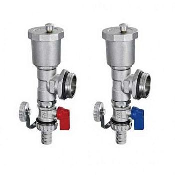 Торцевой набор для коллекторной группы Tim M306-4 для подачи и обратного контура