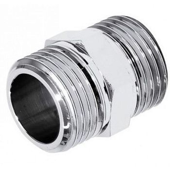 Ниппель соединительный ф3/4" НР/НР TIM K-SM033 хром