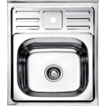 Мойка для кухни накладная LEDEME L95060-6 из нержавеющей стали, 50*60 см без сифона