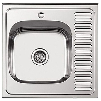 Мойка для кухни накладная LEDEME L96060-6L из нержавеющей стали, 60*60 см без сифона