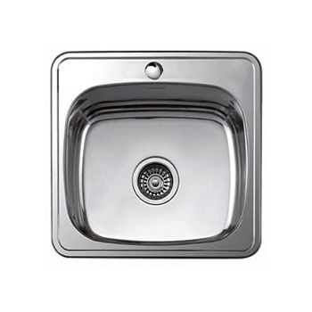 Мойка для кухни врезная LEDEME L93838-6 из нержавеющей стали, 38*38 см с сифоном