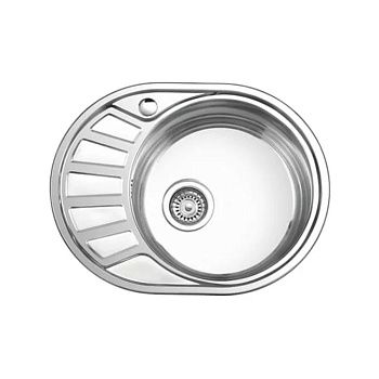 Мойка для кухни врезная LEDEME L85745-6R из нержавеющей стали, 57*45 см правая с сифоном