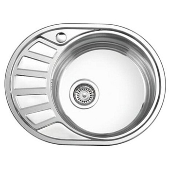 Мойка для кухни врезная LEDEME L85745-R из нержавеющей стали, 57*45 см правая с сифоном