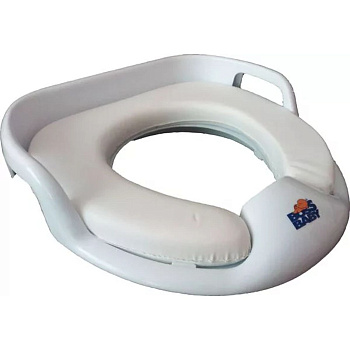 Накладка на унитаз детская ОКЕАН BossBaby 103-535-01 Белая с ручками
