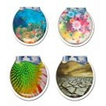 Сиденье для унитаза Океан 103-311-02 с рисунком