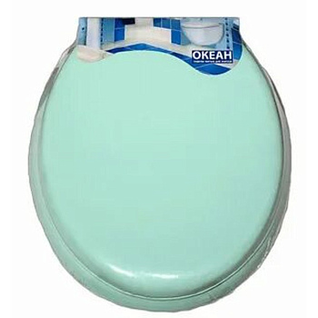 Сиденье для унитаза Океан 103-312-07 Салатовое