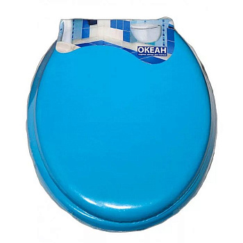 Сиденье для унитаза Океан 103-312-02 Голубое
