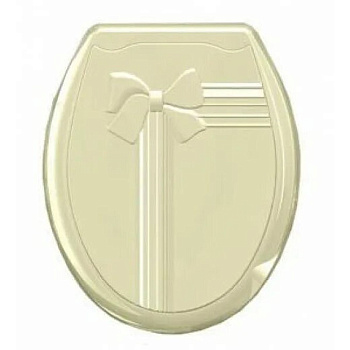 Сиденье для унитаза Океан Бантик 104-404-00-06 Кремовое