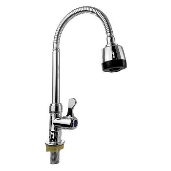 Кран для кухни BRIMIX 663 с гибким высоким изливом