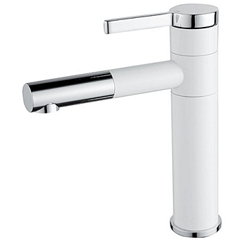 Смеситель для умывальника Ledeme L1152 белый