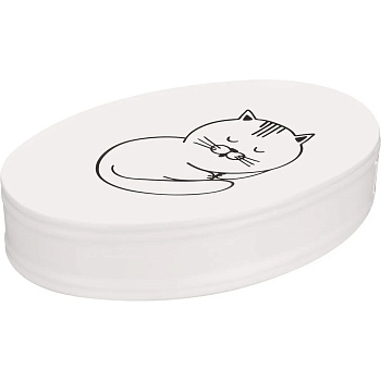 Мыльница для ванной FORA Happy Cats FOR-HC036 настольная
