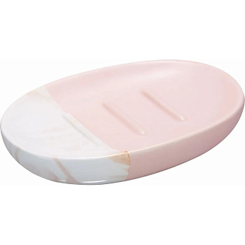 Мыльница для ванной FORA TRENDY FOR-TR036 Розовая настольная